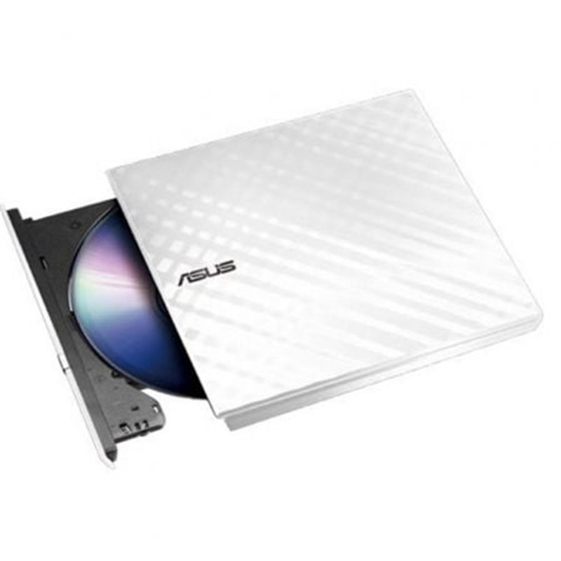 Grabadora Externa CD/DVD Asus SDRW-08DS2S-U Lite/ Blanco
