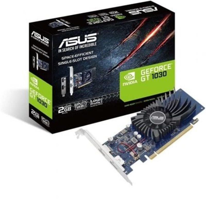 Tarjeta Gr�fica Asus GeForce GT 1030/ 2GB GDDR5/ Compatible con Perfil Bajo