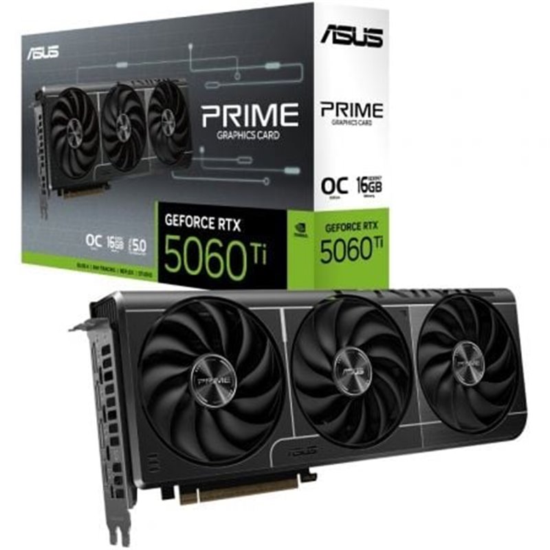 Tarjeta Gr�fica Asus Prime GeForce RTX 5060 Ti OC Edition/ 16GB GDDR7