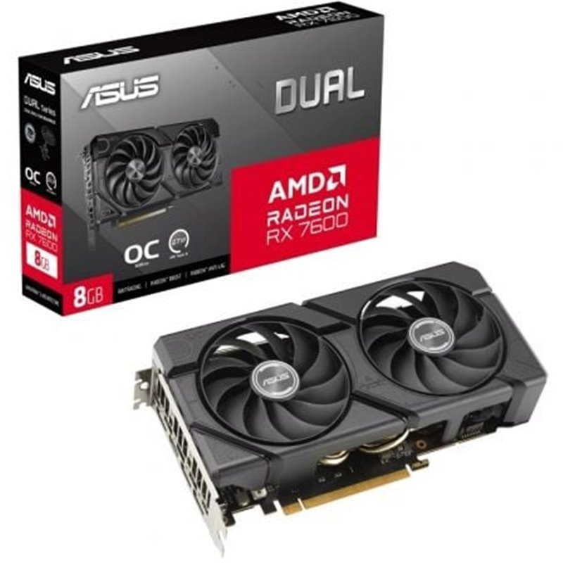 Tarjeta Gr�fica Asus Dual Radeon RX 7600 EVO OC/ 8GB GDDR6