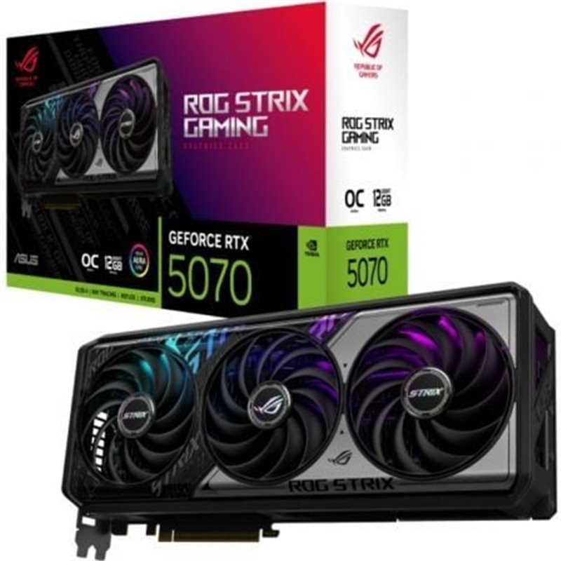 Tarjeta Gr�fica Asus ROG Strix OC GeForce RTX 5070/ 12GB GDDR7
