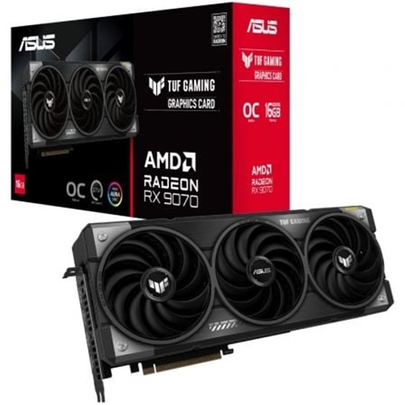 Tarjeta Gr�fica Asus TUF Gaming Radeon RX 9070 OC/ 16GB GDDR6
