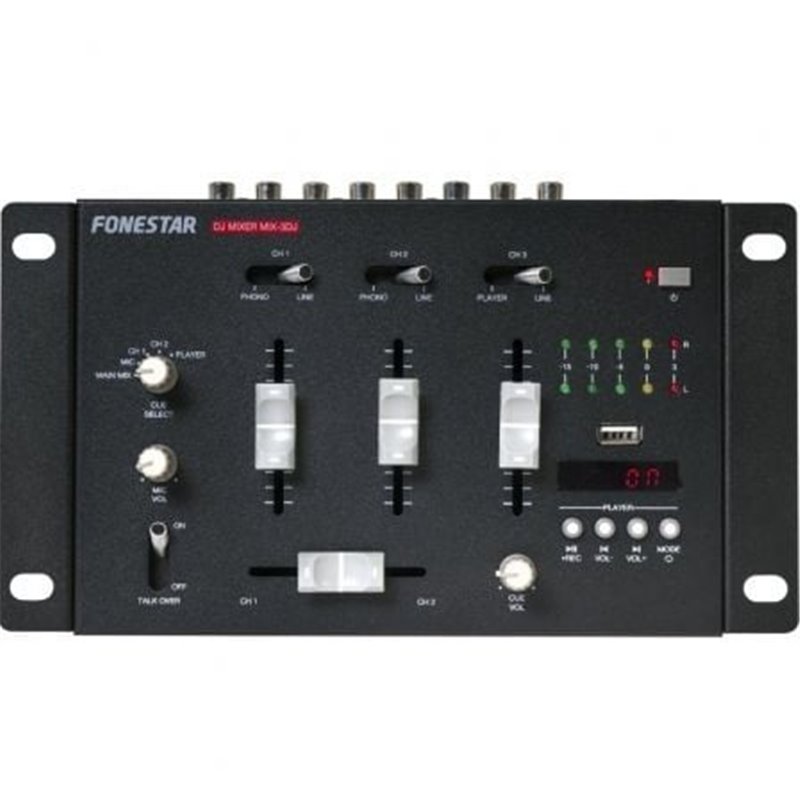 Mesa de Mezclas Fonestar MIX-3DJ