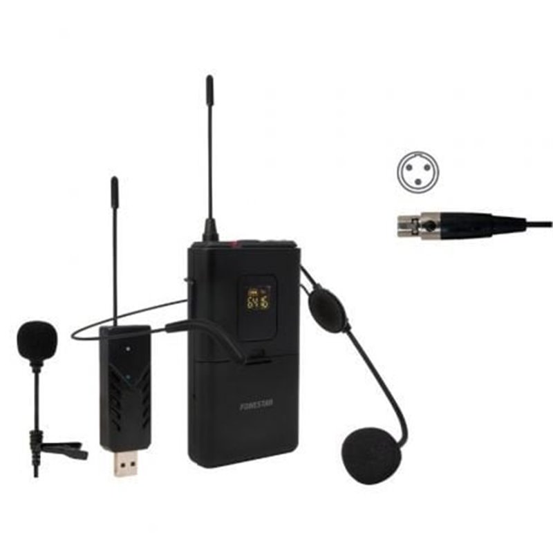 Micr�fono de cabeza y solapa UHF Fonestar WI-MIC