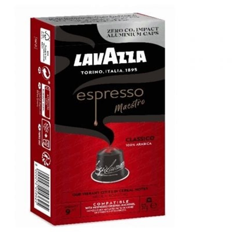 C�psula Lavazza Espresso Maestro Cl�sico para cafeteras Nespresso/ Caja de 10