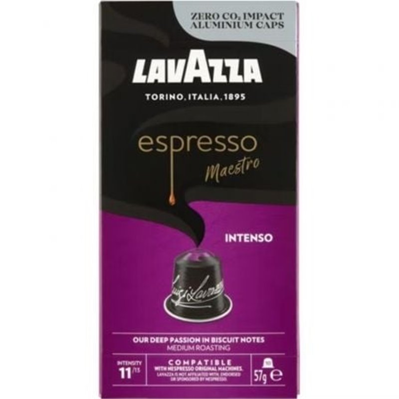 C�psula Lavazza Espresso Maestro Intenso para cafeteras Nespresso/ Caja de 10