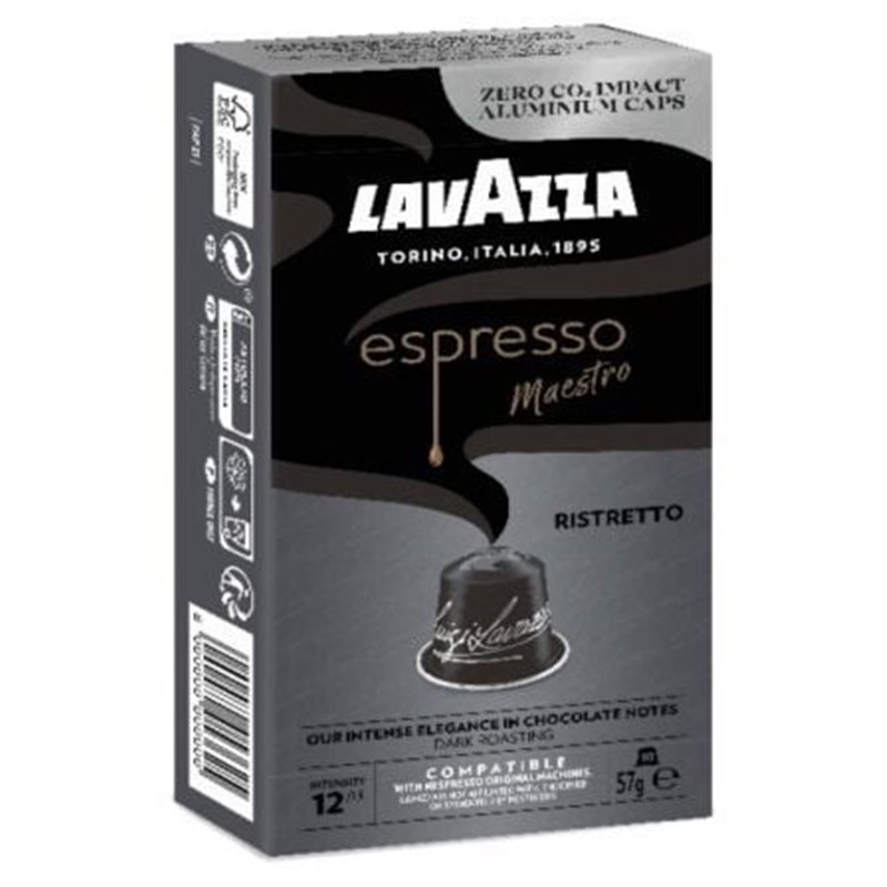 C�psula Lavazza Espresso Maestro Ristretto para cafeteras Nespresso/ Caja de 10