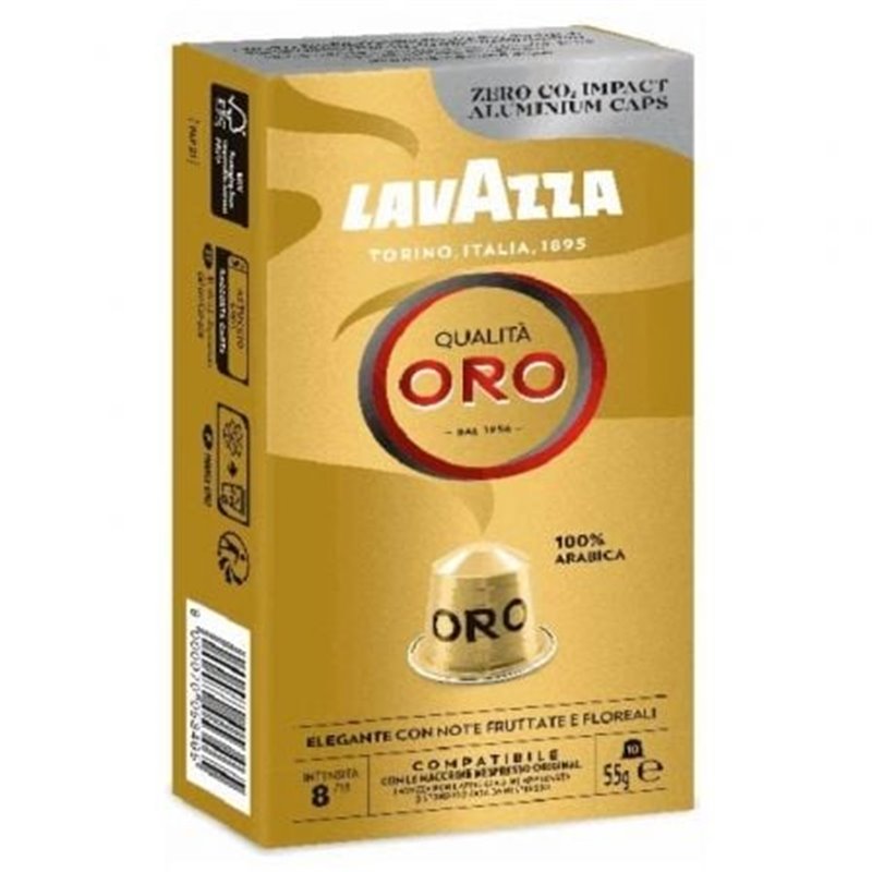 C�psula Lavazza Qualit� Oro para cafeteras Nespresso/ Caja de 10