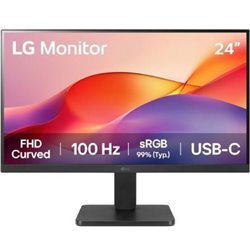 Monitor Curvo LG 24U421A-B 23.8"/ Full HD/ Negro