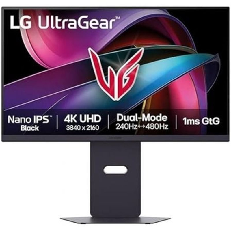 Monitor Gaming LG UltraGear 27G850A-B 27"/ 4K/ 1ms/ 240Hz/ IPS/ Regulable en altura/ Morado Gris�ceo