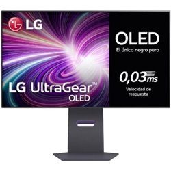 Monitor Gaming LG UltraGear 32GS95UV-B 31.5"/ 4K/ 0.03ms/ 240Hz/ OLED/ Multimedia/ Regulable en altura/ Negro
