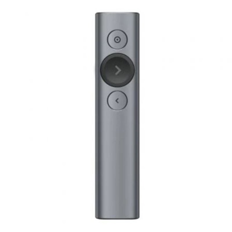 Presentador Inal�mbrico por Bluetooth Logitech Spotlight Presentation Remote/ 2.4GHz/ Gris Pizarra