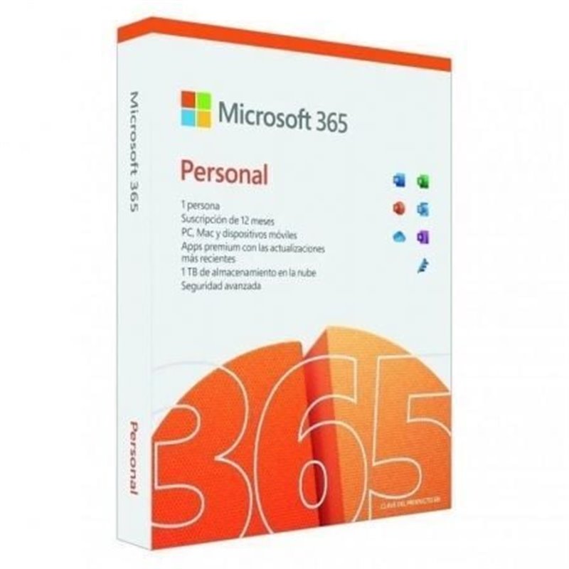 Microsoft 365 Personal/ 1 Usuario/ 1 A�o