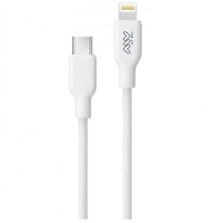 Cable USB 2.0 Tipo-C Lightning Myway MWUSC0023/ USB Tipo-C Macho - Lightning Macho/ Hasta 20W/ 480Mbps/ 1m/ Blanco
