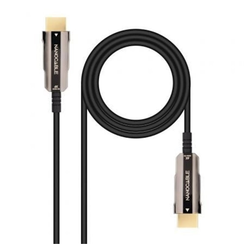 Cable HDMI 2.0 4K AOC Nanocable 10.15.2015/ HDMI Macho - HDMI Macho/ 15m/ Negro