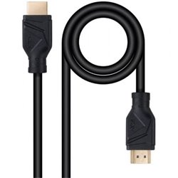 Cable HDMI 2.1 8K Nanocable 10.15.8300/ HDMI Macho - HDMI Macho/ 50cm/ Negro