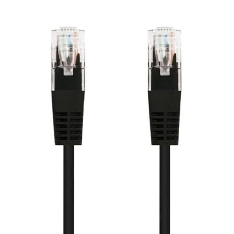 Cable de Red RJ45 UTP Nanocable 10.20.0400-BK Cat.6/ 50cm/ Negro