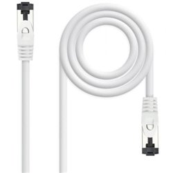 Cable de Red RJ45 SSTP Nanocable 10.20.2002-W Cat.8.1/ 2m/ Blanco