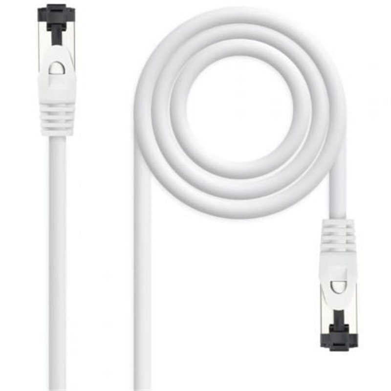 Cable de Red RJ45 SSTP Nanocable 10.20.2002-W Cat.8.1/ 2m/ Blanco
