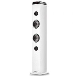 Torre de Sonido con Bluetooth NGS SKY CHARM PRO/ 80W/ 2.0/ Blanca