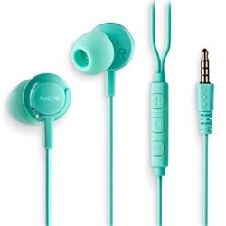 Auriculares Intrauditivos NGS Cross Drift/ con Micr�fono/ Jack 3.5/ Verdes