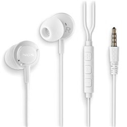 Auriculares Intrauditivos NGS Cross Drift/ con Micr�fono/ Jack 3.5/ Blancos