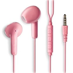 Auriculares Intrauditivos NGS Cross Flip/ con Micr�fono/ Jack 3.5/ Rosas