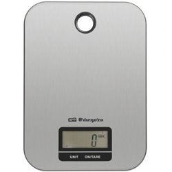 B�scula de Cocina Electr�nica Orbegozo PC 1019/ hasta 5kg/ Plata