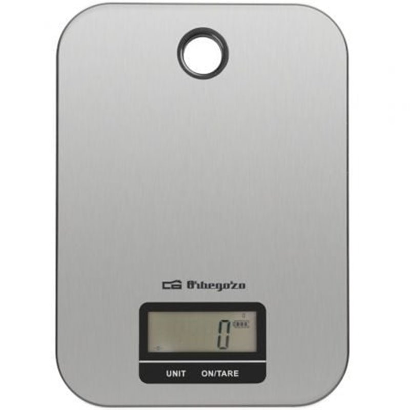 B�scula de Cocina Electr�nica Orbegozo PC 1019/ hasta 5kg/ Plata