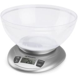 B�scula de Cocina Electr�nica Orbegozo PC 2017 A/ hasta 3.5kg/ Plata