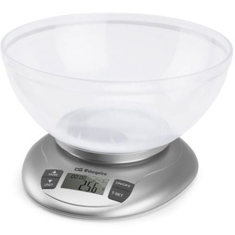 B�scula de Cocina Electr�nica Orbegozo PC 2017 A/ hasta 3.5kg/ Plata
