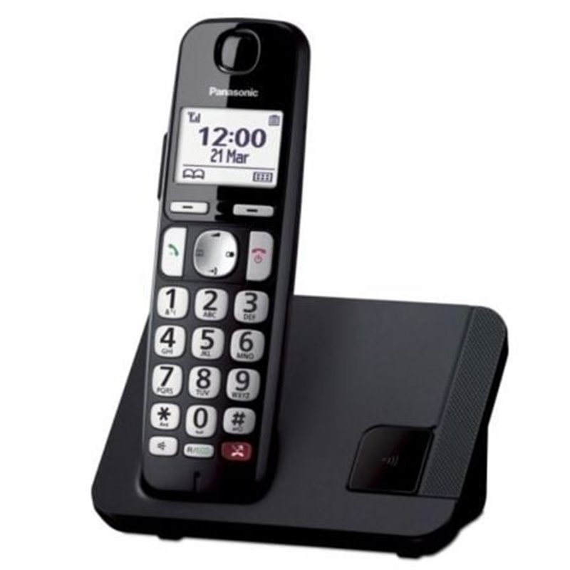 Tel�fono Inal�mbrico Panasonic KX-TGE250SPB/ Negro
