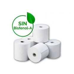 Caja de Rollos Papel T�rmico Gen�rico 80x60 BPAF/ 80 x 60mm/ 80 unidades