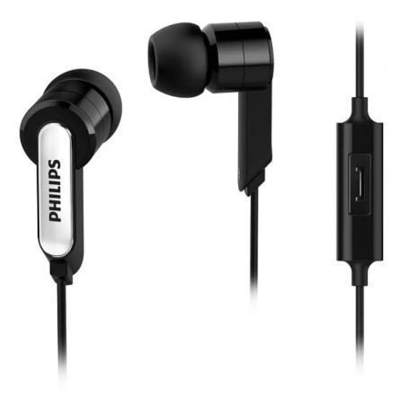 Auriculares Intrauditivos Philips SHE1405/10/ con Micr�fono/ Jack 3.5/ Negros