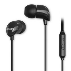Auriculares Intrauditivos Philips TAE1126BK/ con Micr�fono/ Jack 3.5/ Negros