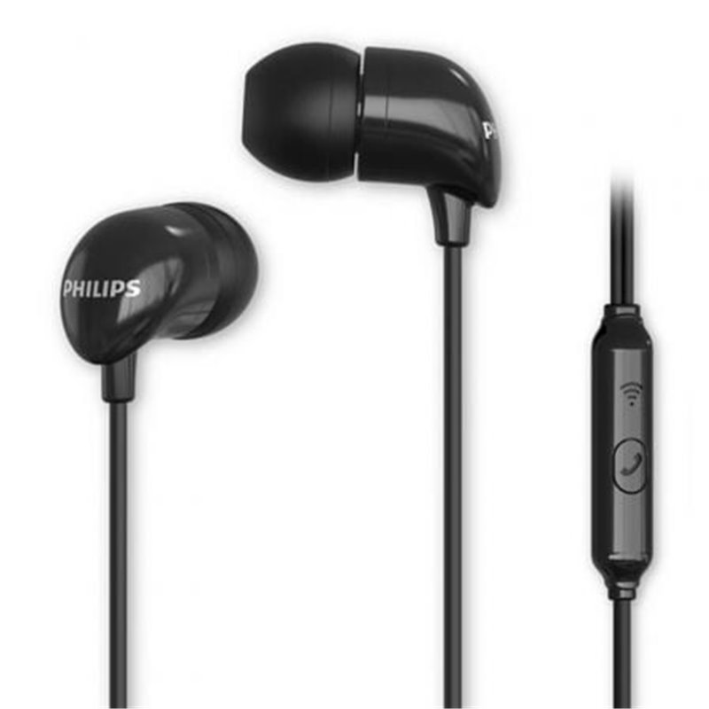 Auriculares Intrauditivos Philips TAE1126BK/ con Micr�fono/ Jack 3.5/ Negros