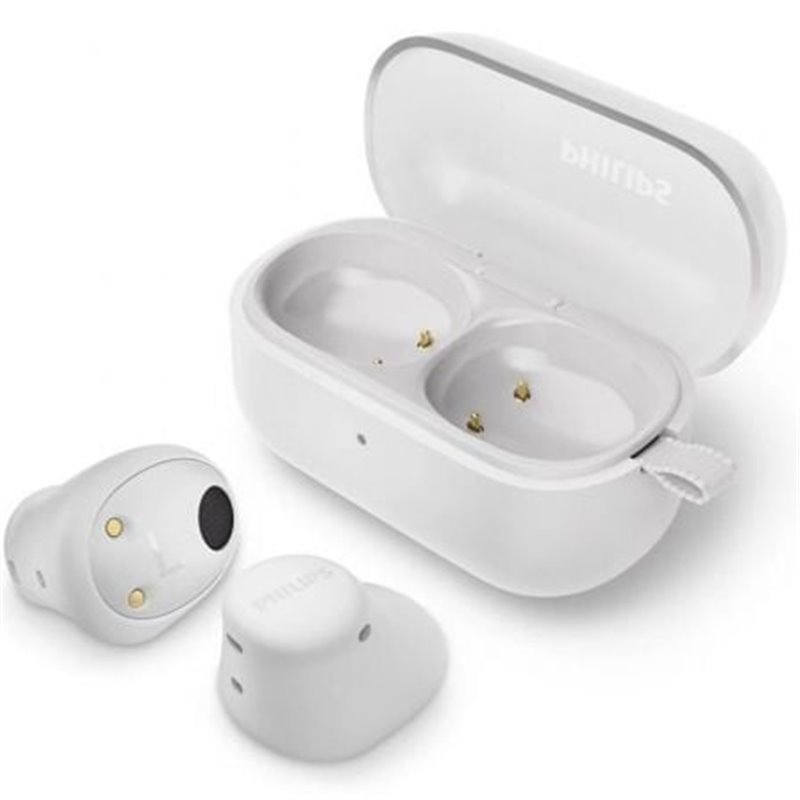Auriculares Bluetooth Philips TAT2149 con estuche de carga/ Autonom�a 6h/ Blancos