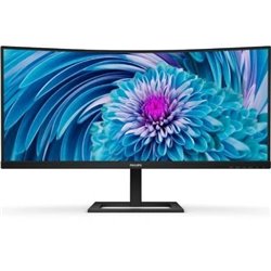 Monitor Profesional Ultrapanor�mico Curvo Philips 346E2CUAE 34"/ WQHD/ Multimedia/ Regulable en altura/ Negro