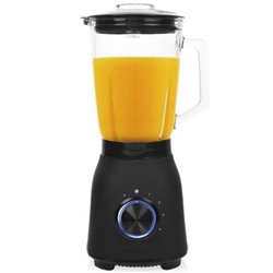 Batidora de vaso Princess Black Steel 212092/ 1000W/ 4 Velocidades/ Capacidad 1.5L