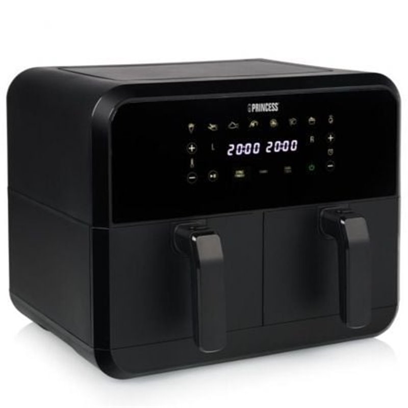Freidora por Aire Airfryer / Sin Aceite Princess Double Basket Airfryer 182068/ 2400W/ Capacidad 8L