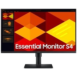 Monitor Profesional Samsung Essential Monitor S4 S40GD S24D402GAU/ 24"/ Full HD/ Regulable en altura/ Negro