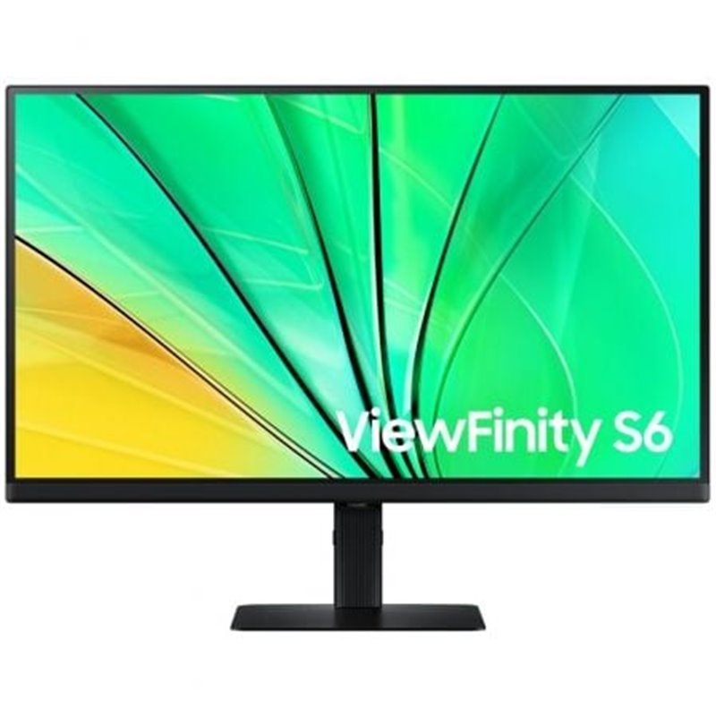Monitor Profesional Samsung ViewFinity S6 S27D600EAU 27"/ QHD/ Regulable en Altura/ Negro