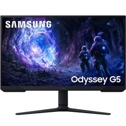 Monitor Gaming Samsung Odyssey G5 G51F S27FG510EU 27"/ QHD/ 1ms/ 180Hz/ VA/ Regulable en altura/ Negro