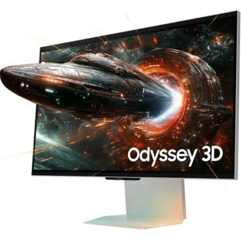 Monitor Gaming Samsung Odyssey 3D G90XF S27FG900XU 27"/ 4K/ 1ms/ 165Hz/ 3D/ Multimedia/ Regulable en altura/ Plata