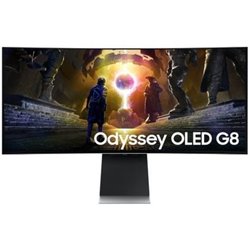 Monitor Gaming Ultrapanor�mico Curvo Samsung G8 Odyssey OLED S34DG850SU 34"/ WQHD/ 0.03ms/ 175Hz/ Multimedia/ Regulable en Altur