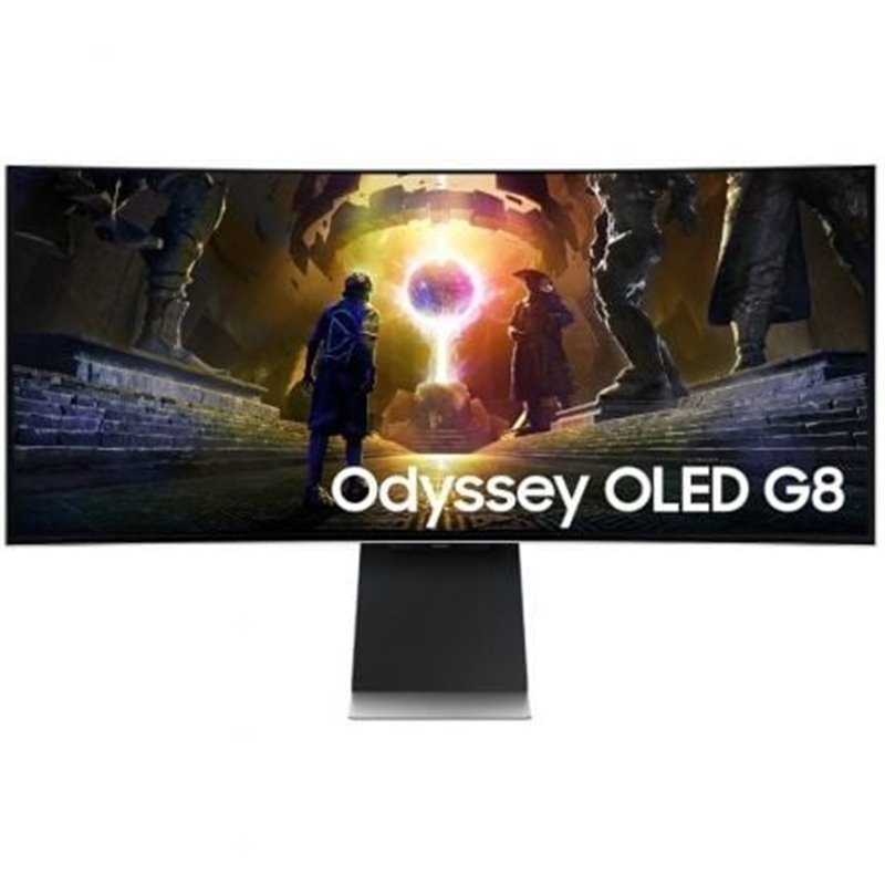 Monitor Gaming Ultrapanor�mico Curvo Samsung G8 Odyssey OLED S34DG850SU 34"/ WQHD/ 0.03ms/ 175Hz/ Multimedia/ Regulable en Altur