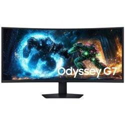 Monitor Gaming Ultrapanor�mico Curvo Samsung Odyssey G7 S40FG756EU 40"/ 5K2K/ 1ms/ 180Hz/ VA/ Regulable en altura/ Negro