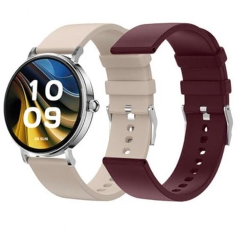 Smartwatch SPC Smartee Duo Velvet 9656B/ Notificaciones/ Frecuencia Card�aca/ Blanco