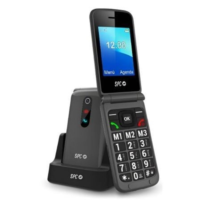 Tel�fono M�vil SPC Stella 3 para Personas Mayores/ 4G/ Negro
