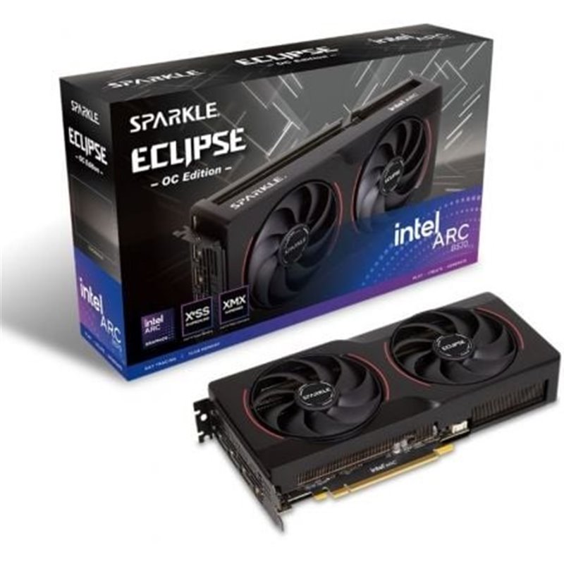 Tarjeta Gr�fica Sparkle Intel Arc B570 Eclipse OC Edition/ 10GB GDDR6